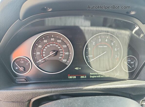 WBA4F9C31HG812756 2017 BMW 4 SERIES Серый Вид щитка приборов