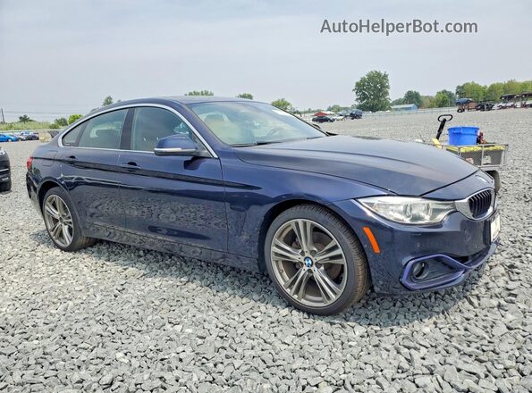 WBA4F9C57HG792076 2017 BMW 4 SERIES Blue Առջևի աջ