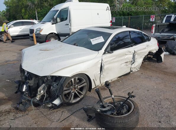 WBA4J1C54JBM11464 2018 BMW 4 SERIES White Առջևի ձախ երեք քառորդ տեսարան