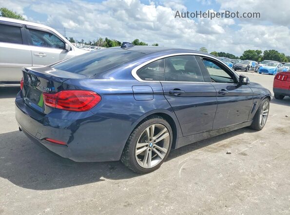 WBA4J1C55JBG77823 2018 BMW 4 SERIES Blue Trasero derecho