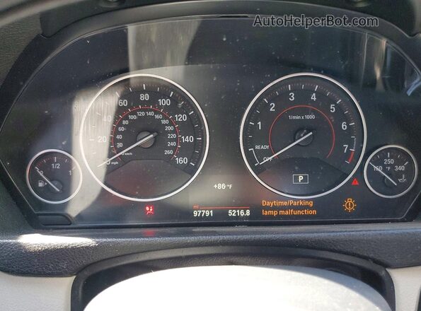 WBA4J1C56JBG77703 2018 BMW 4 SERIES Blue Вид щитка приладів