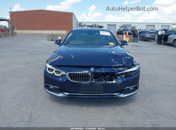 WBA4J1C57KBM18720 2019 BMW 4 SERIES Dark Blue Вид щитка приборов