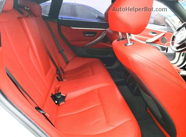 WBA4J1C59KBM15642 2019 BMW 4 SERIES White Rear seats view