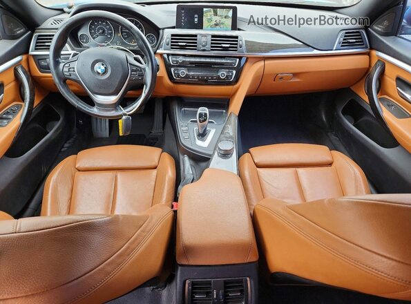 WBA4J3C50JBG95769 2018 BMW 4 SERIES Blue Առջևի վահանակի տեսք