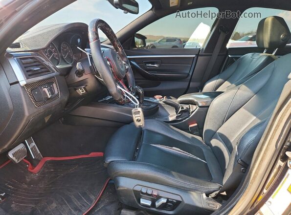 WBA4J3C56JBG97008 2018 BMW 4 SERIES Черный Вид салона спереди