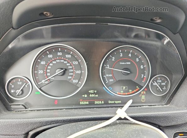 WBA4J3C56KBL07264 2019 BMW 4 SERIES Black ხელსაწყოთა პანელის ხედი