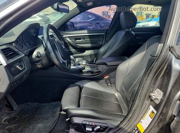 WBA4J3C58KBL08285 2019 BMW 4 SERIES Black წინა სალონის ხედი