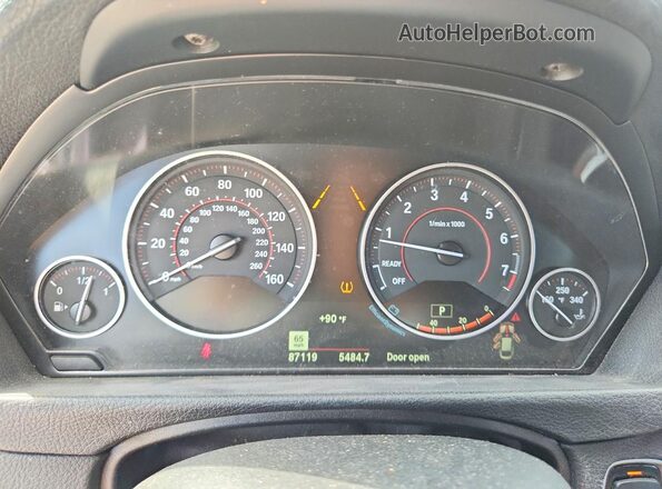 WBA4J3C58KBL08285 2019 BMW 4 SERIES Black ხელსაწყოთა პანელის ხედი