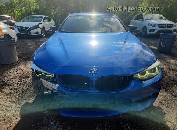 WBA4J3C59KBL05816 2019 BMW 4 SERIES Blue Front view