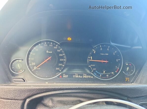 WBA4J3C59KBL05816 2019 BMW 4 SERIES Blue Instrument cluster view