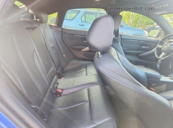 WBA4J3C59KBL05816 2019 BMW 4 SERIES Blue Rear seats view
