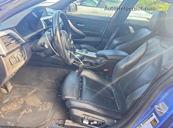 WBA4J3C59KBL05816 2019 BMW 4 SERIES Blue Front interior view