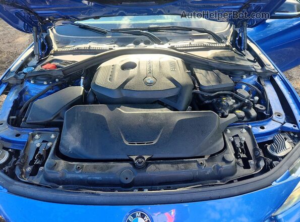 WBA4J3C59KBL05816 2019 BMW 4 SERIES Blue Rear interior view