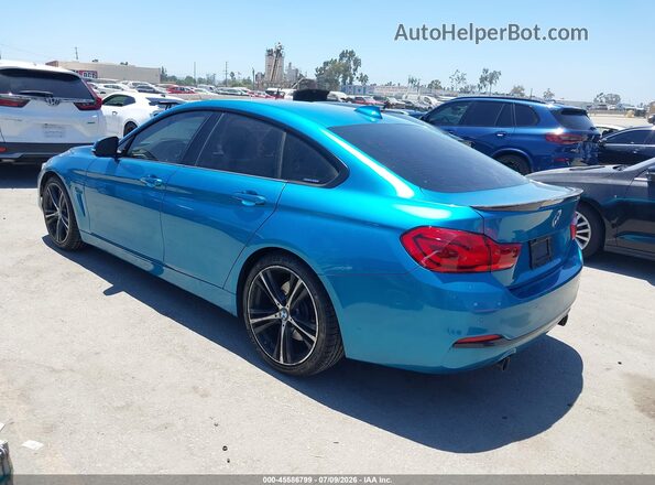 WBA4J5C50JBM64878 2018 BMW 4 SERIES Синий Задняя левая четверть