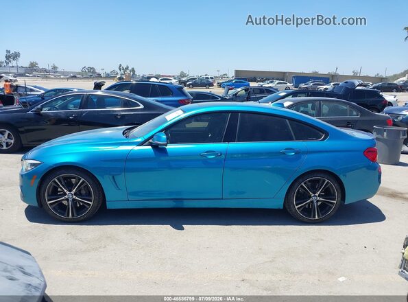 WBA4J5C50JBM64878 2018 BMW 4 SERIES Синий Панорамный вид салона 360°