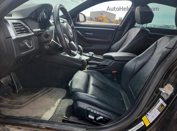 WBA4J5C58KBM65195 2019 BMW 4 SERIES Черный Вид салона спереди