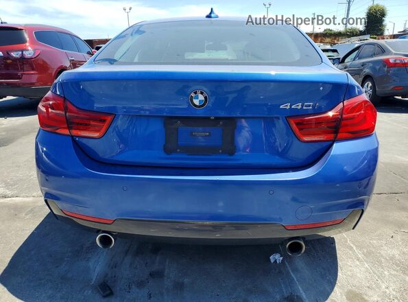 WBA4J5C5XJBF07691 2018 BMW 4 SERIES Blue Հետևի տեսք