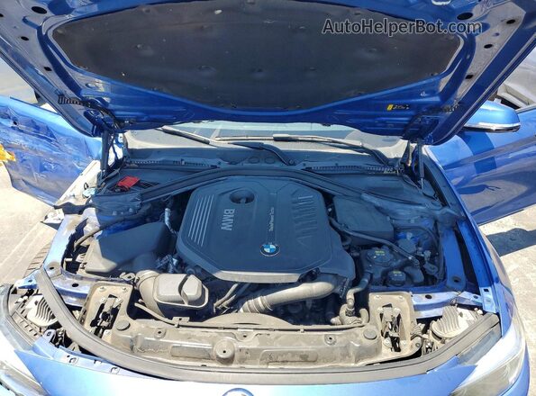 WBA4J5C5XJBF07691 2018 BMW 4 SERIES Blue Սալոնի հետևի տեսք
