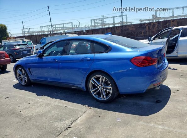 WBA4J5C5XJBF07691 2018 BMW 4 SERIES Blue Հետևի ձախ
