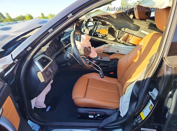 WBA4J7C09LBV99506 2020 BMW 4 SERIES Black Widok wnętrza z przodu