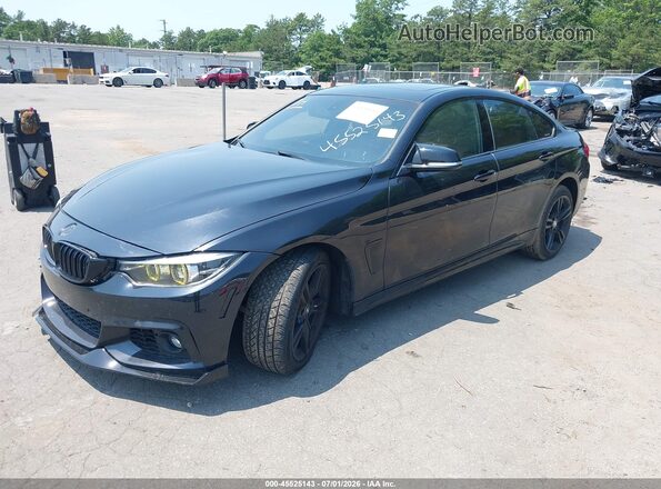 WBA4J7C54KBM74245 2019 BMW 4 SERIES Черный Передняя левая четверть