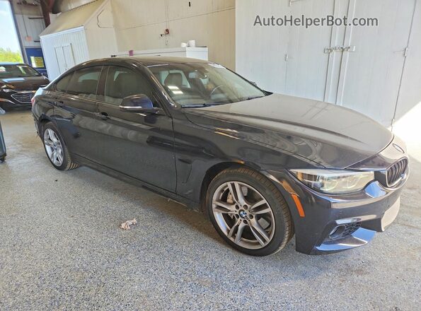WBA4J7C55KBM74657 2019 BMW 4 SERIES Blue Delantero derecho