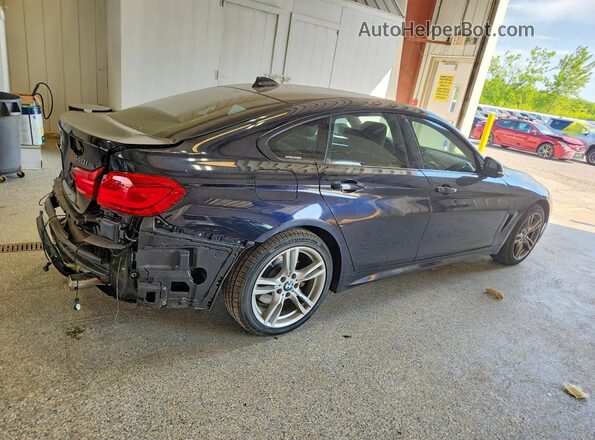 WBA4J7C55KBM74657 2019 BMW 4 SERIES Blue Trasero derecho
