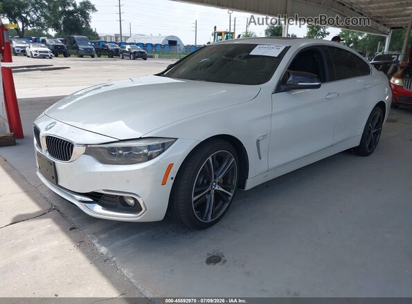 WBA4J7C56JBH13778 2018 BMW 4 SERIES White Przód lewy
