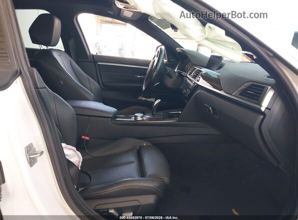 WBA4J7C56JBH13778 2018 BMW 4 SERIES White Widok wnętrza z przodu