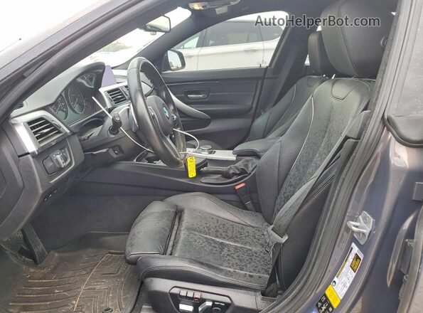 WBA4J7C58JBH14611 2018 BMW 4 SERIES Gray Widok wnętrza z przodu