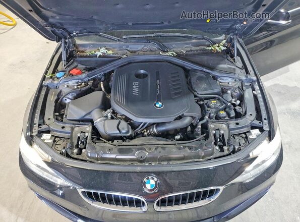 WBA4P1C5XHK522612 2017 BMW 4 SERIES Black უკანა სალონის ხედი