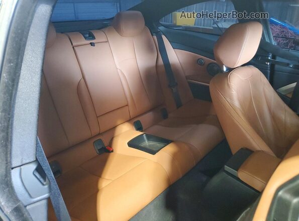 WBA4P1C5XHK522612 2017 BMW 4 SERIES Black უკანა სავარძლების ხედი