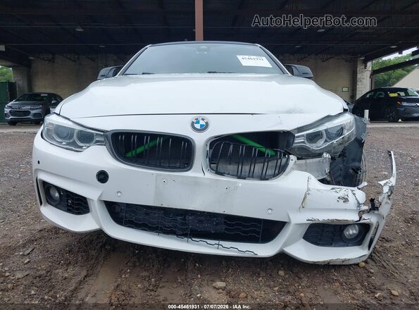 WBA4P3C31HK528695 2017 BMW 4 SERIES White Instrument cluster view