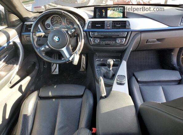 WBA4P3C3XHK707270 2017 BMW 4 SERIES Gray Dashboard view