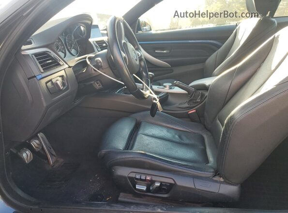 WBA4P3C3XHK707270 2017 BMW 4 SERIES Gray Front interior view