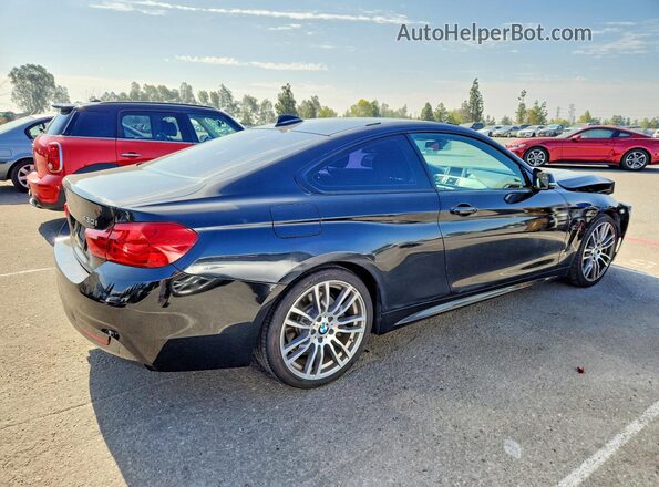 WBA4R7C30HA078934 2017 BMW 4 SERIES Черный Задняя правая четверть