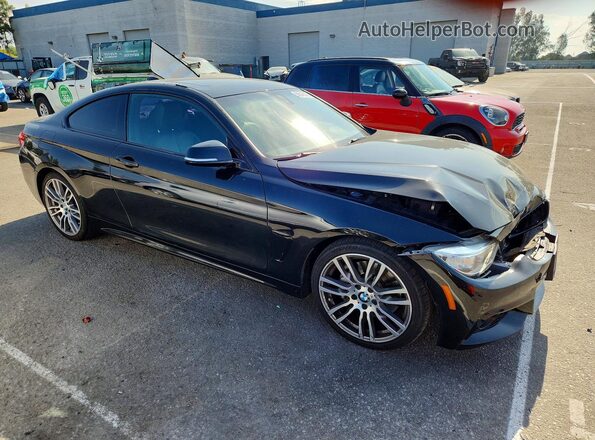 WBA4R7C30HA078934 2017 BMW 4 SERIES Черный Передняя правая четверть