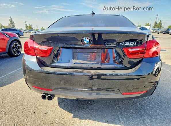 WBA4R7C30HA078934 2017 BMW 4 SERIES Черный Вид сзади