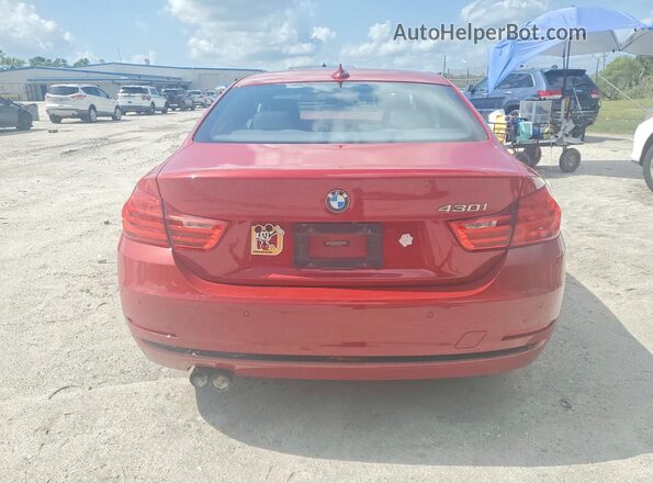 WBA4R7C59HK679867 2017 BMW 4 SERIES Red Հետևի տեսք