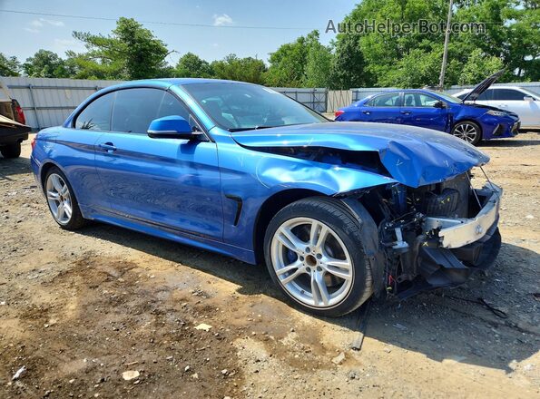 WBA4U1C54H5A16137 2017 BMW 4 SERIES Blue Առջևի աջ