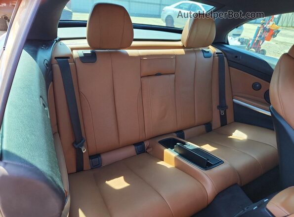 WBA4U1C54H5A16137 2017 BMW 4 SERIES Blue Հետևի նստատեղերի տեսք