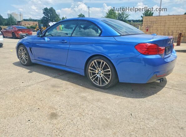 WBA4U7C57H5H19685 2017 BMW 4 SERIES Blue Հետևի ձախ