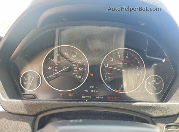WBA4U7C57H5H19685 2017 BMW 4 SERIES Blue Սարքավորումների վահանակի տեսք