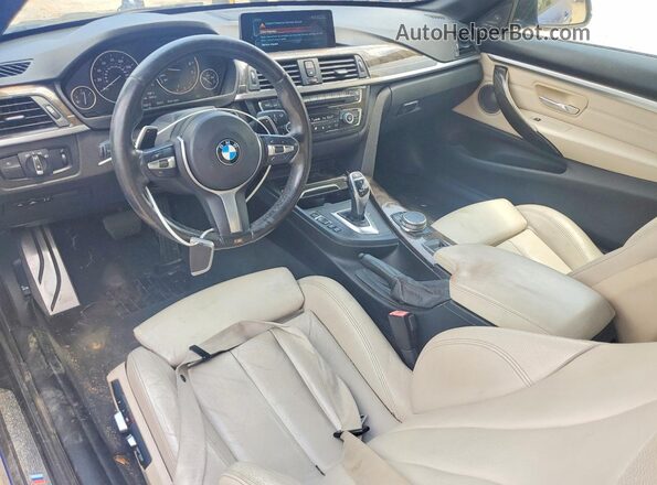 WBA4U7C57H5H19685 2017 BMW 4 SERIES Blue Առջևի վահանակի տեսք