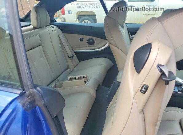 WBA4U7C57H5H19685 2017 BMW 4 SERIES Blue Հետևի նստատեղերի տեսք