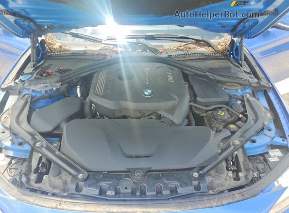 WBA4U7C57H5H19685 2017 BMW 4 SERIES Blue Սալոնի հետևի տեսք