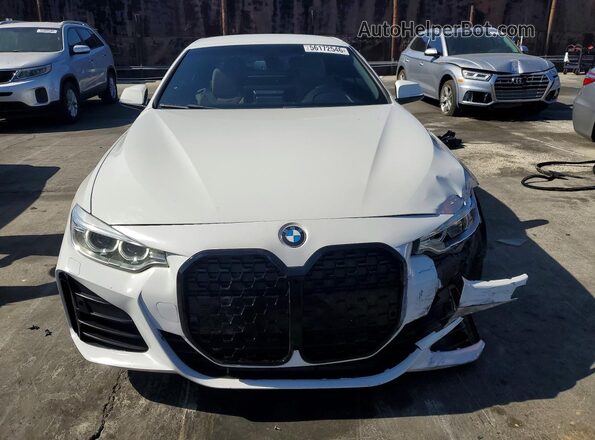 WBA4U7C58H5H19338 2017 BMW 4 SERIES White Widok z przodu