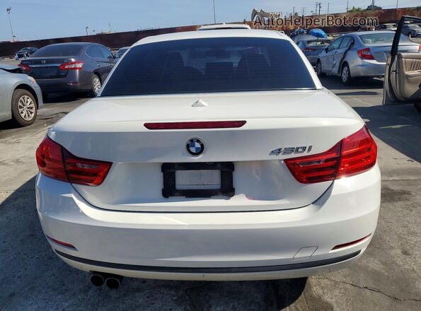 WBA4U7C58H5H19338 2017 BMW 4 SERIES White Widok z tyłu