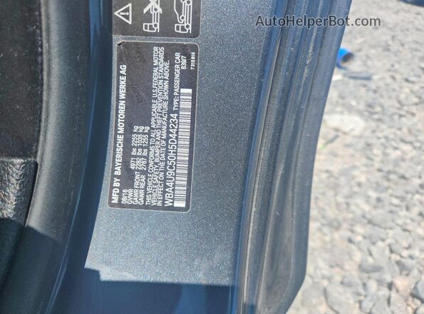 WBA4U9C50H5D44234 2017 BMW 4 SERIES Gray Շարժիչի բաժամունքի տեսք