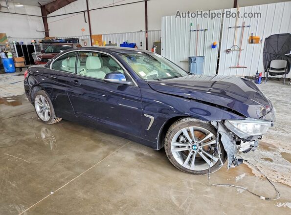 WBA4U9C55H5D44374 2017 BMW 4 SERIES Blue Delantero derecho
